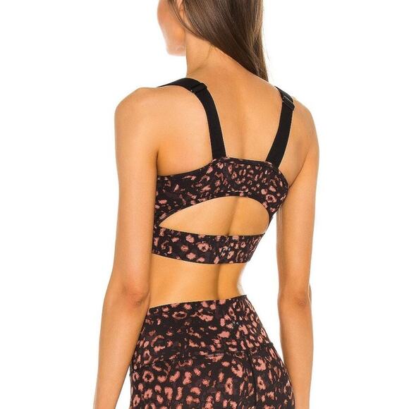 VARLEY Edris Sports Bra Leopard Animal Print - Picture 2 of 7